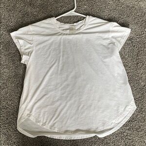 Casual White Athletic Gym T-Shirt